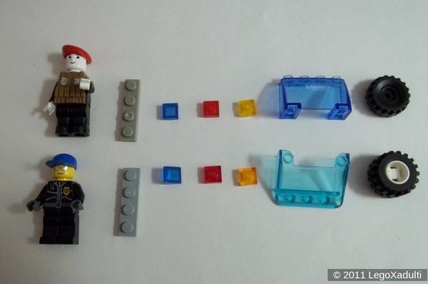 Mattoncini compatibili - confronto con parti equivalenti LEGO®